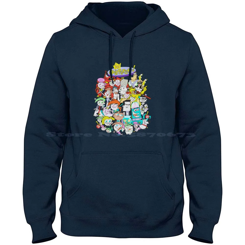 Day Gift The Fairly Oddparents Total Character Christmas 100% Pure Cotton Hoodie Tshirt Day The Fairly Oddparents Total