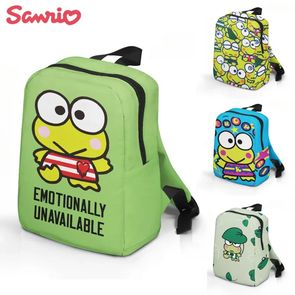 

Kawaii Kero Kero Keroppi Mini Backpacks Anime Harajuku Cosplay Kawaii Backpacks Large Capacity Student School Bags Mochila Gifts