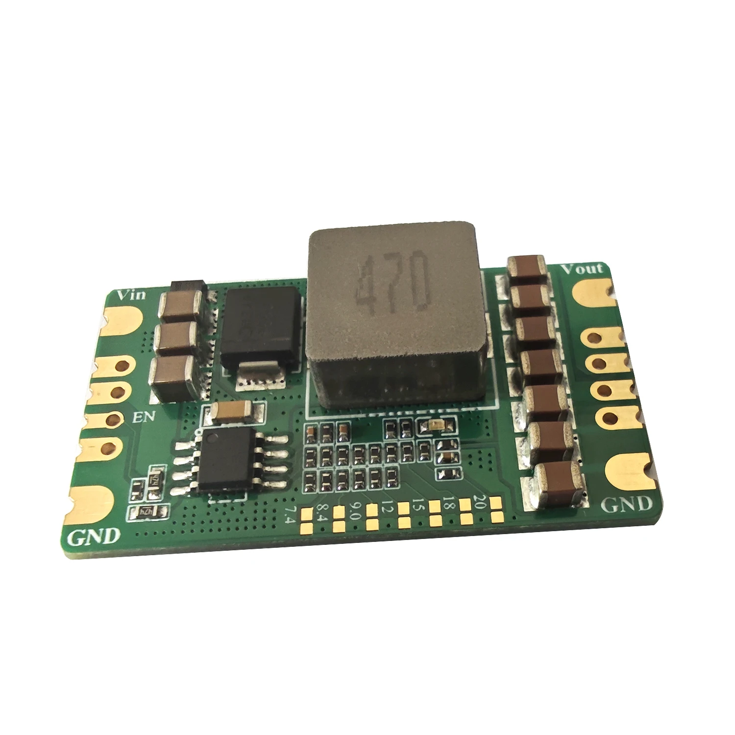Imagem -02 - Módulo de Alimentação do Dc-dc Buck 560v a 5v 7.4v 8.4v 9v 12v 15v 18v 20v Regulador de Tensão Step-down Baixa Ondulação 3mv 5a
