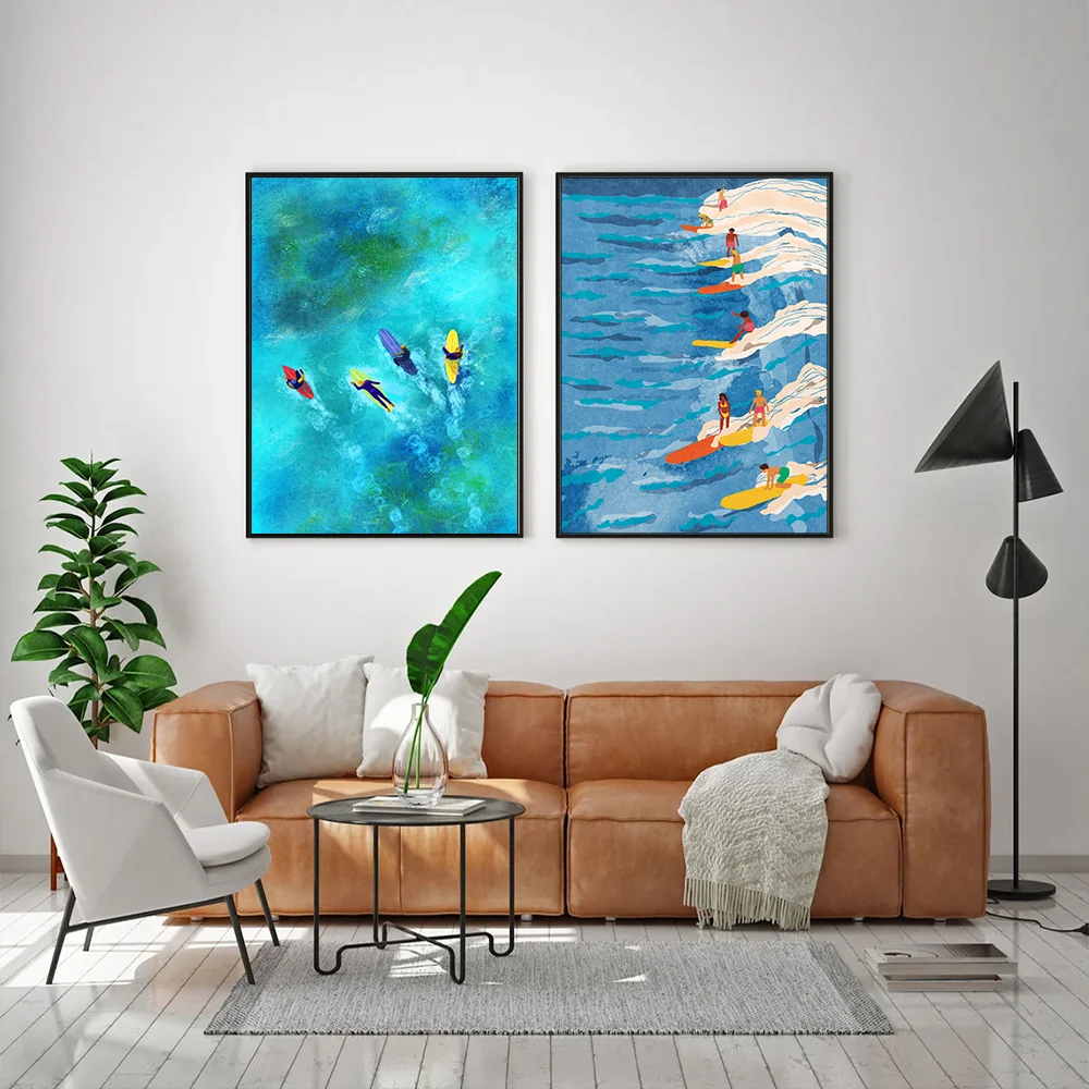 1pc Frameless Surfing Colorful Poster Print Trendy Kitchen Print Wine Poster Boho Decor Cheers To Us Red Wine Toast Canvas