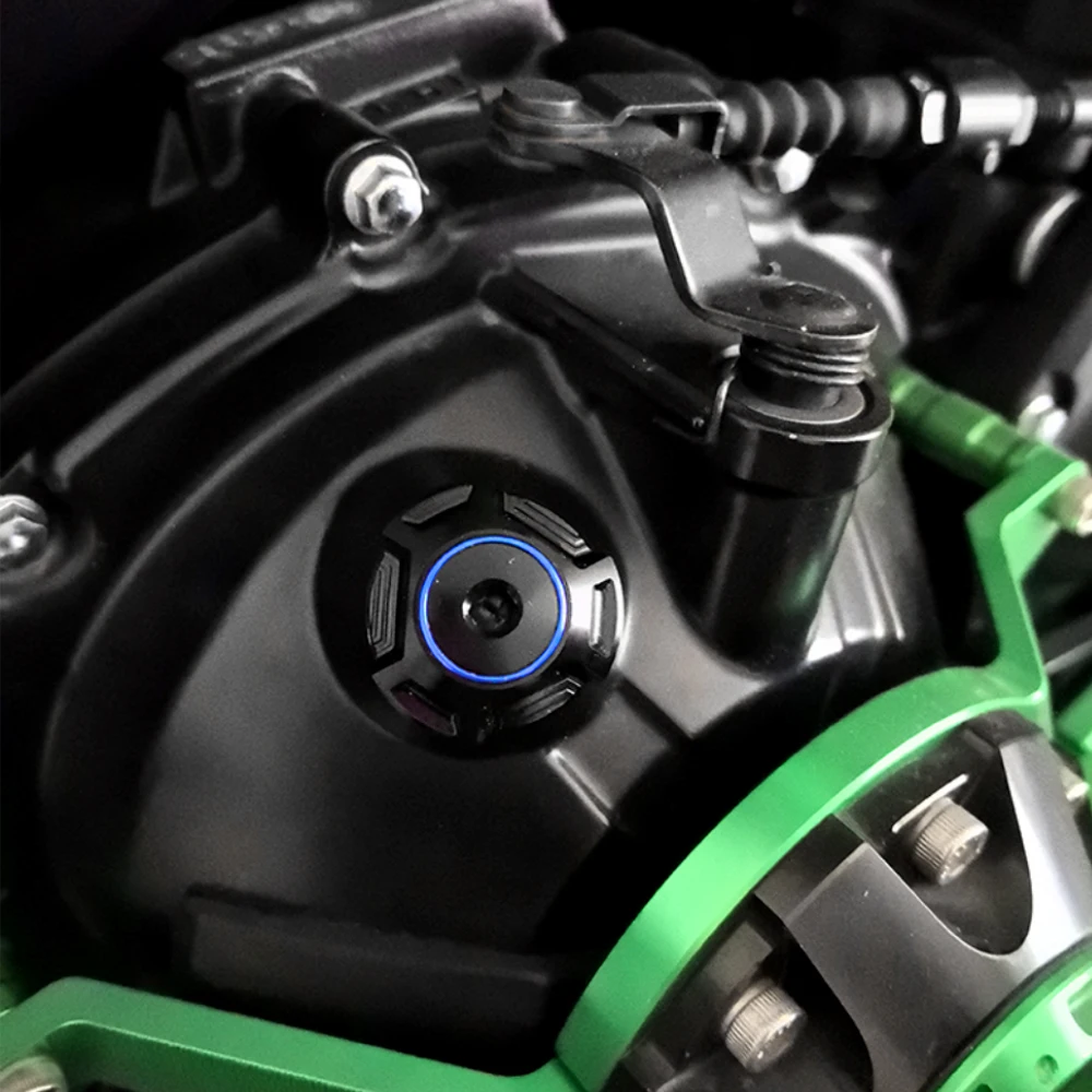 Para kawasaki ninja400 ninja500 ninja 500 400 z400 z500 2024 motocicleta cnc dianteiro traseiro tampa de fluido freio óleo enchimento tampa protetor