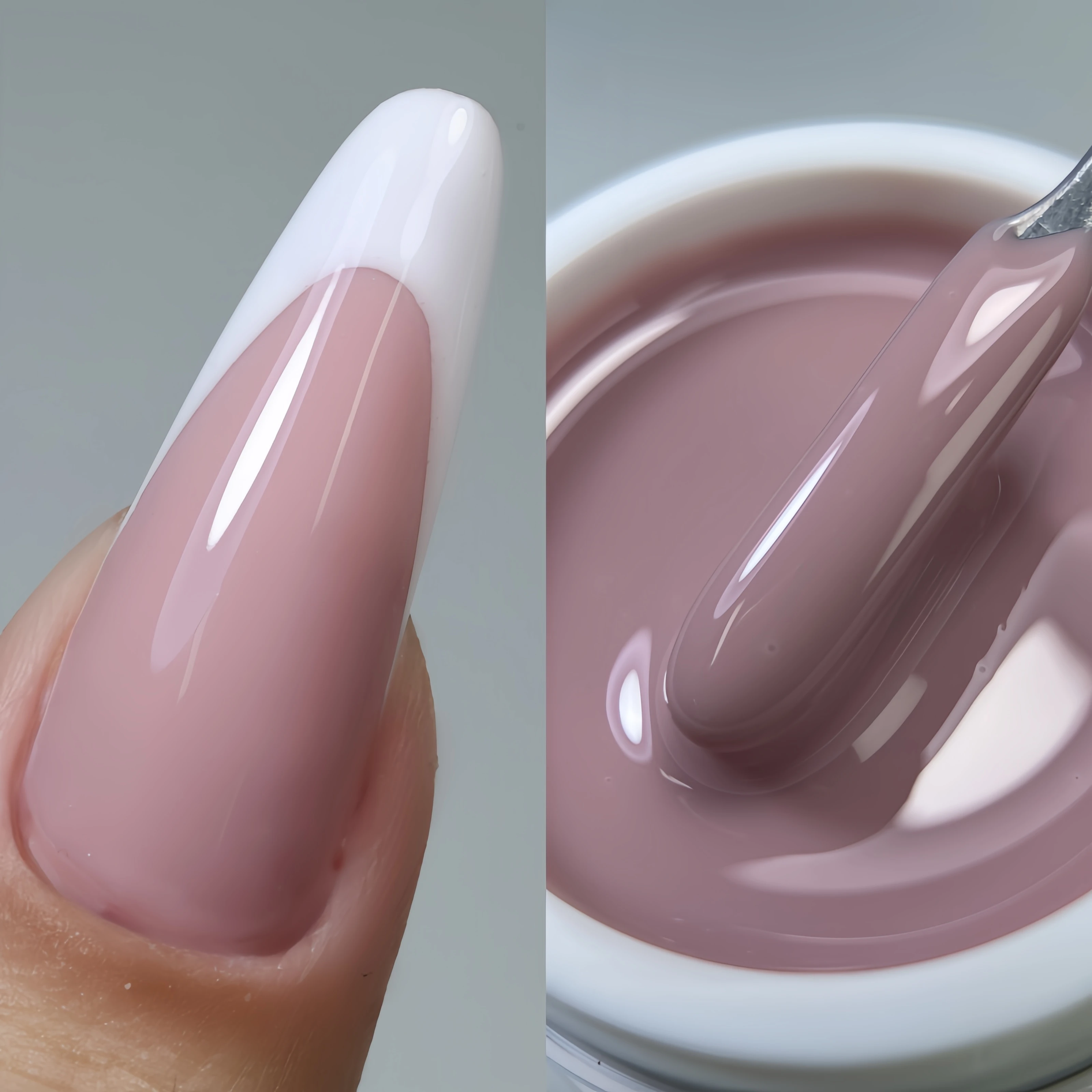 MSHARE 150g TPO Free Pink Builder Nail Gel For Nails Extension Constuction Self Leveling Thin Acryl Gel Soak Off Salon Jar image 3
