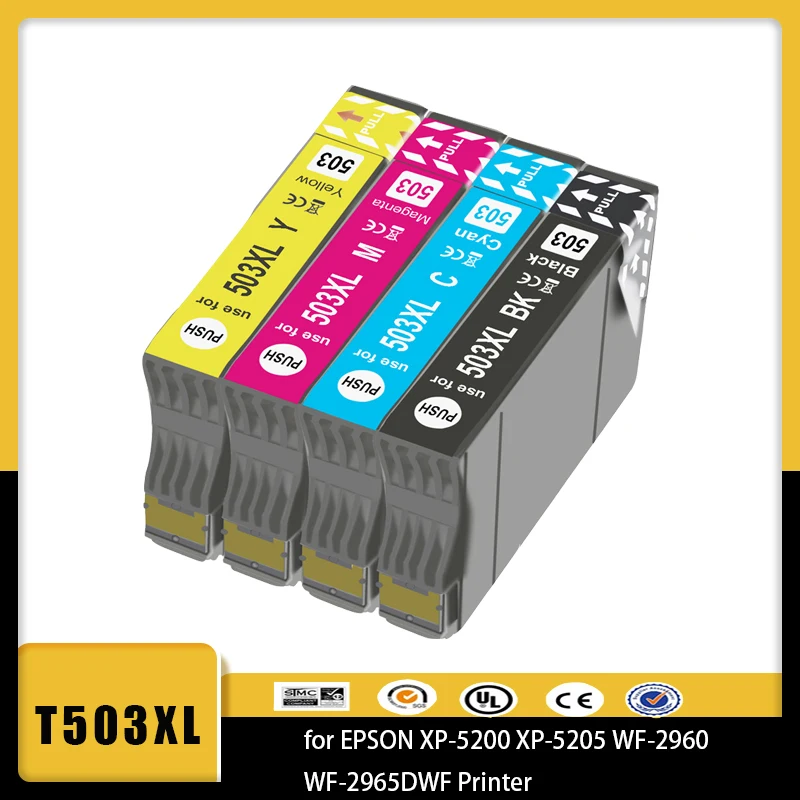 Vilaxh For Epson T503XL 503XL T503 503 Compatible Ink Cartridge for EPSON XP-5200 XP-5205 WF-2960 WF-2965DWF Printer