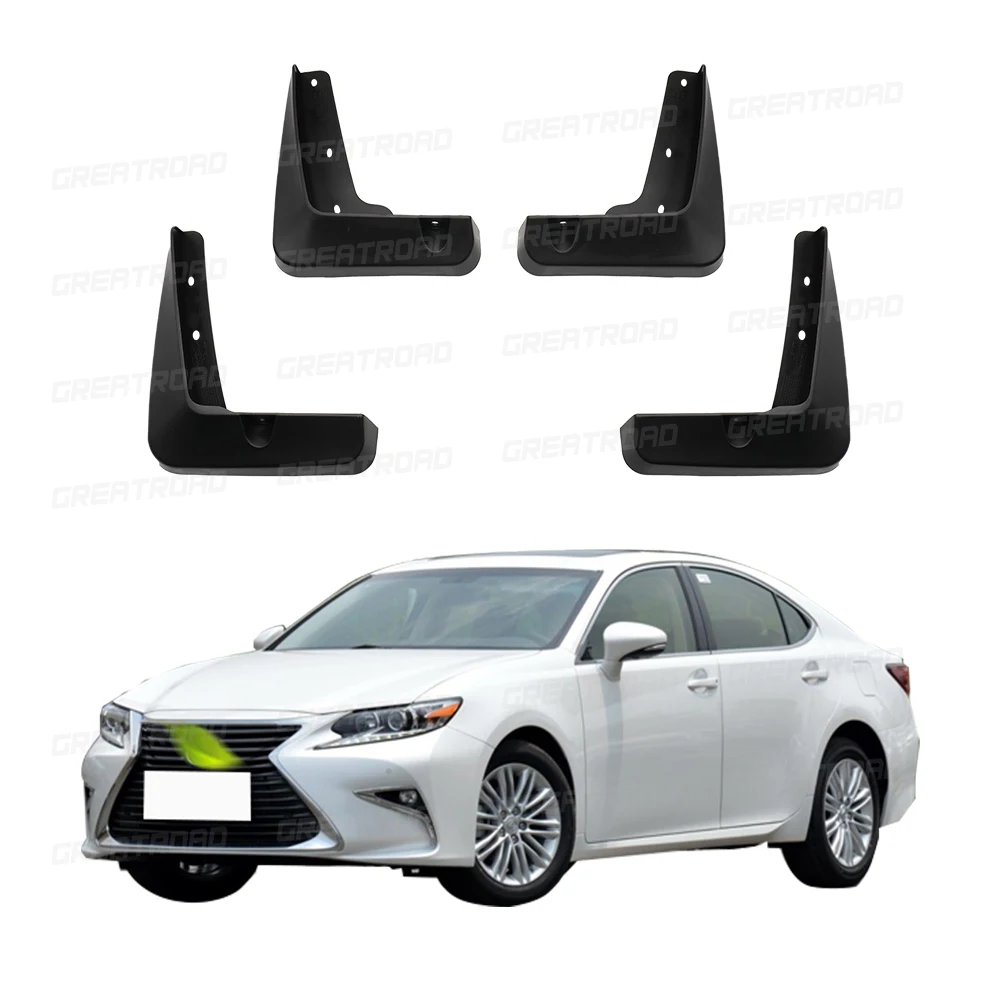 4Pcs Splash Guard Set For Lexus ES350 ES300h ES250 ES200 2013-2018 2014 2015 2016 2017 Mud Flaps Fender Guards Auto Accessories