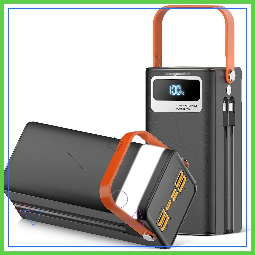

Portable 99Wh Power Bank with Flashlight LCD Display Fast Charging for Laptop Phone Travel Camping