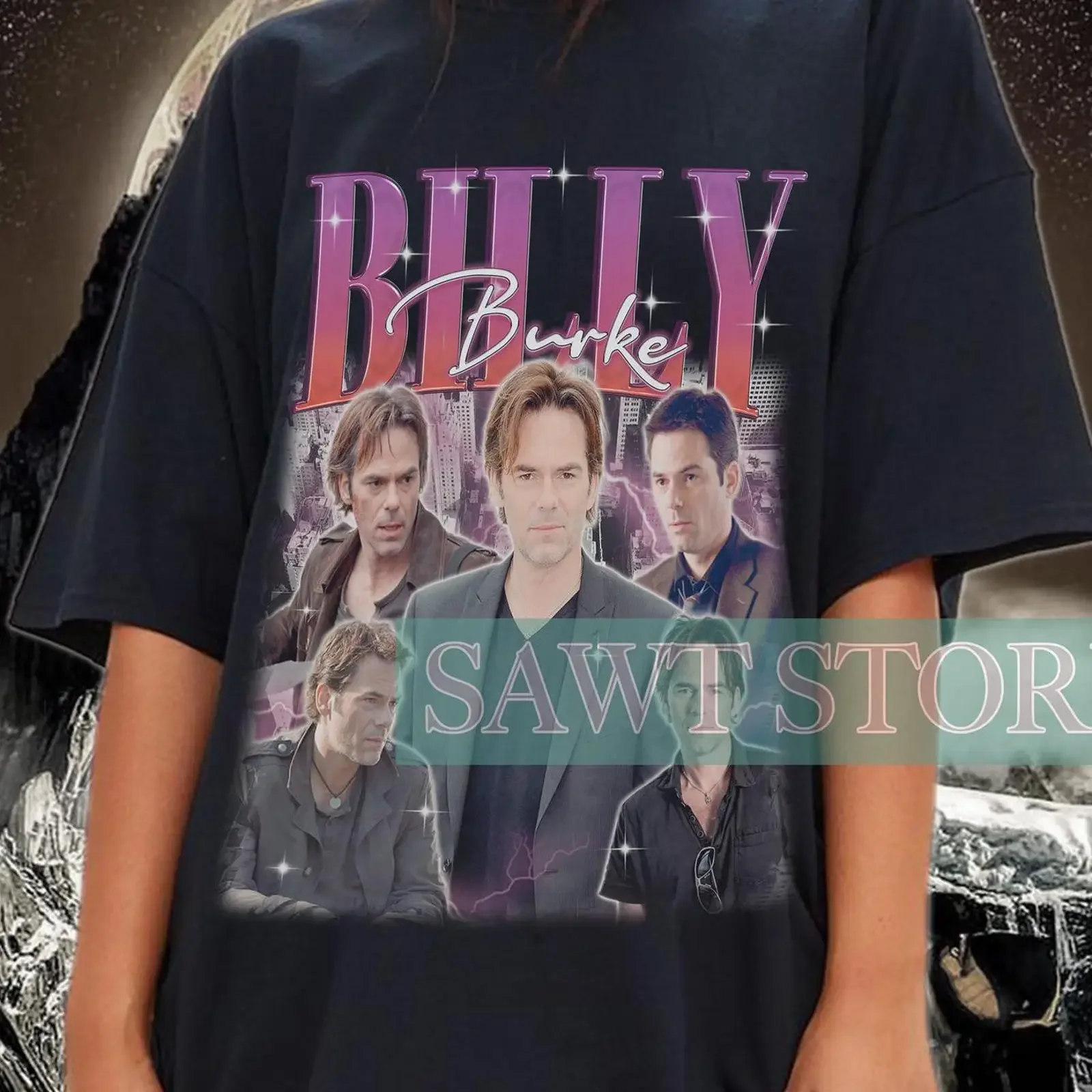 Vintage Billy Burke Retro T Shirt Casual Fan Merch for Adults Kids Fans vintage Washed Unisex fashion graphic Slightly