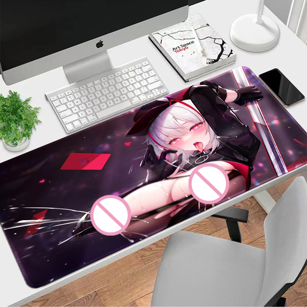 

900x400x2mm 3mm Arknights W Sexy Keyboard Desk Mousepad Anime Large Mouse Pad Landscape Mat Big XL Gamer Gaming Playmat