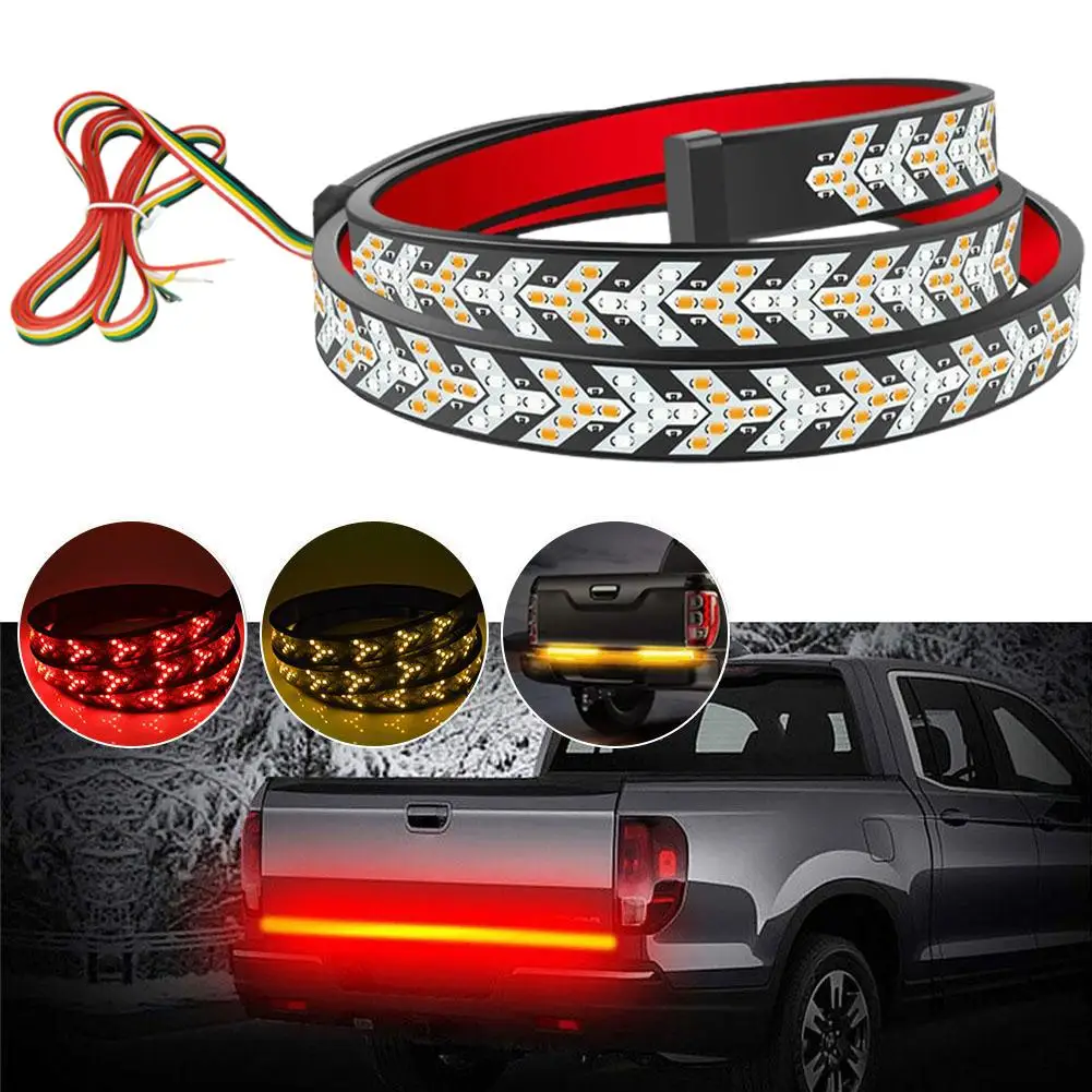 Universal Car Tail Light Strip Drving Turning Brake Stop 12V Bar Trailer Truck 24V Tailgate Backlight Signal Light Lamp Lig M4O6