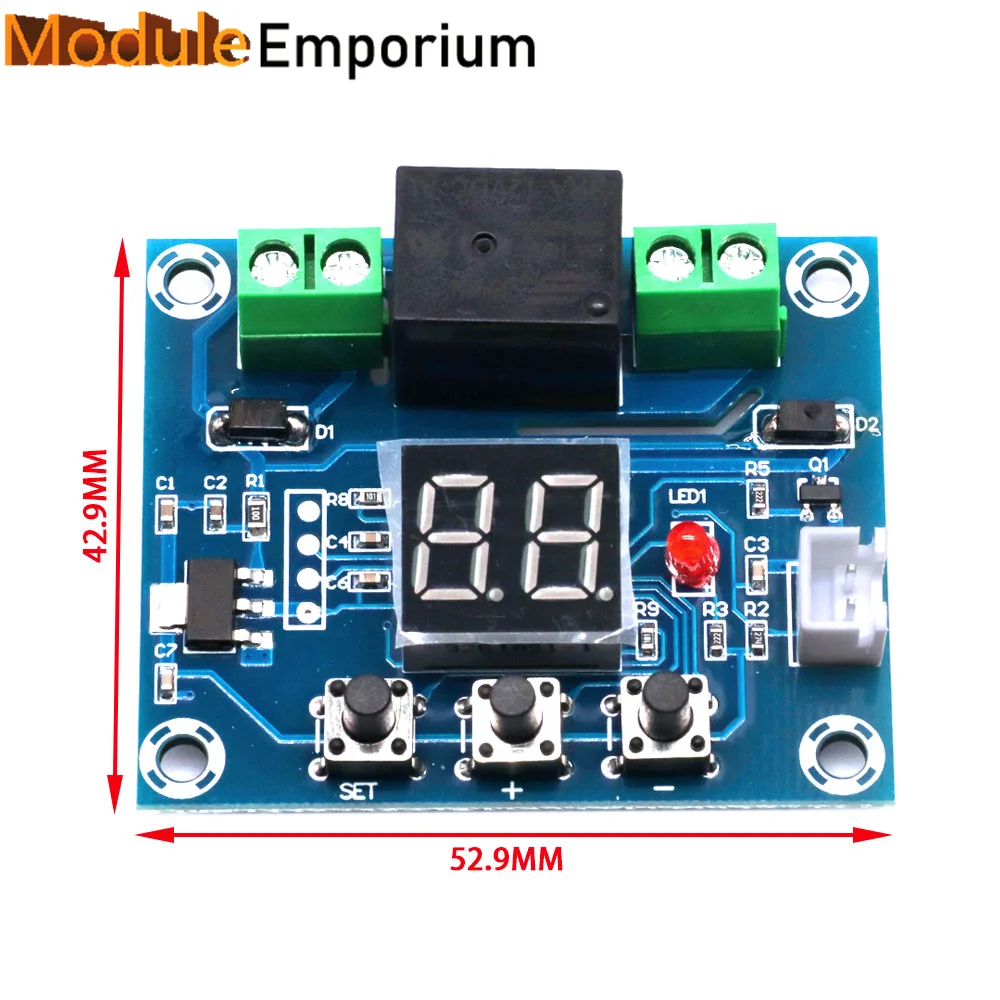 XH-M214 12V Soil Humidity Sensor Controller Irrigation System Automatic Watering Module Digital Display Humidity Controller