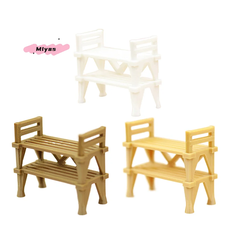 1 قطعة 1/12 طبقة مزدوجة رف الأحذية دمية الأثاث مقلد نموذج مشهد المنزل اكسسوارات الديكور لبيت الدمى