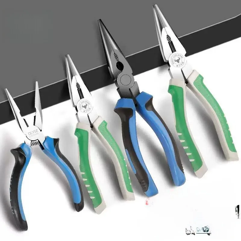 

Portable Outdoor Multi-Functional Pliers Pointed Nosed Combination Folding Tool Handheld Hardware Tools by ABEYINUOR