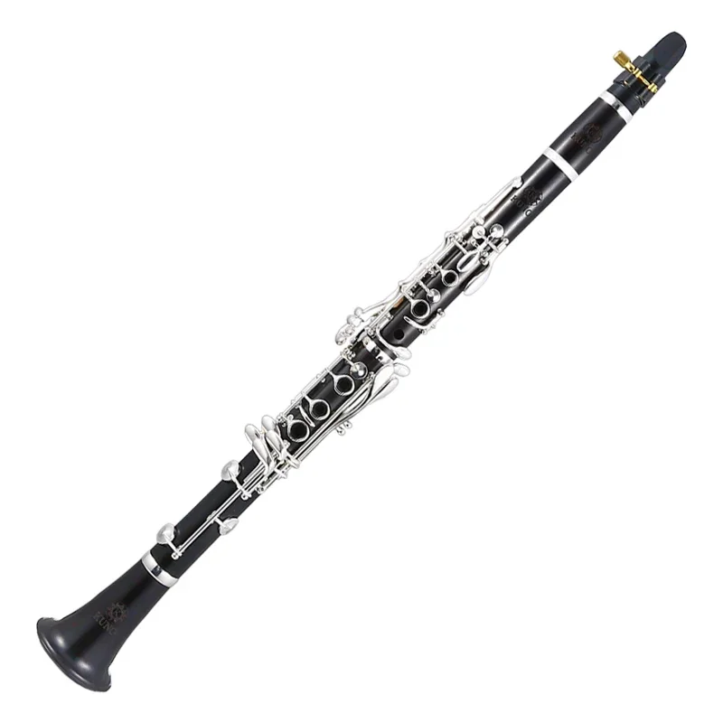 

KUNO KCL-904 Bb Clarinet 18 Keys Ebony Tube Body Silver Plated Keys