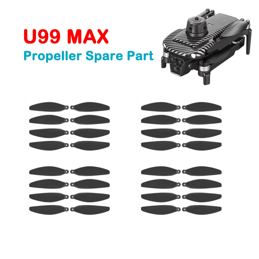 U99 GPS Drone Original Propeller Spare Part for RC Drone Quadcopter U99MAX Wing Blade Accessory 8PCS/Set
