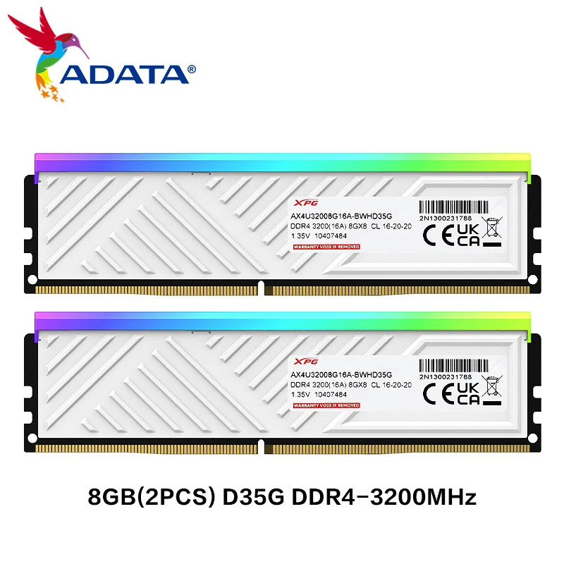 مجموعة ذاكرة SPECTRIX D35G ، DDR4 ، بذاكرة رام سطح المكتب ، ذاكرة رام مزدوجة ، ذاكرة رام سطح المكتب ، ذاكرة رام ثنائية الكباش ، ذاكرة رام أصلية