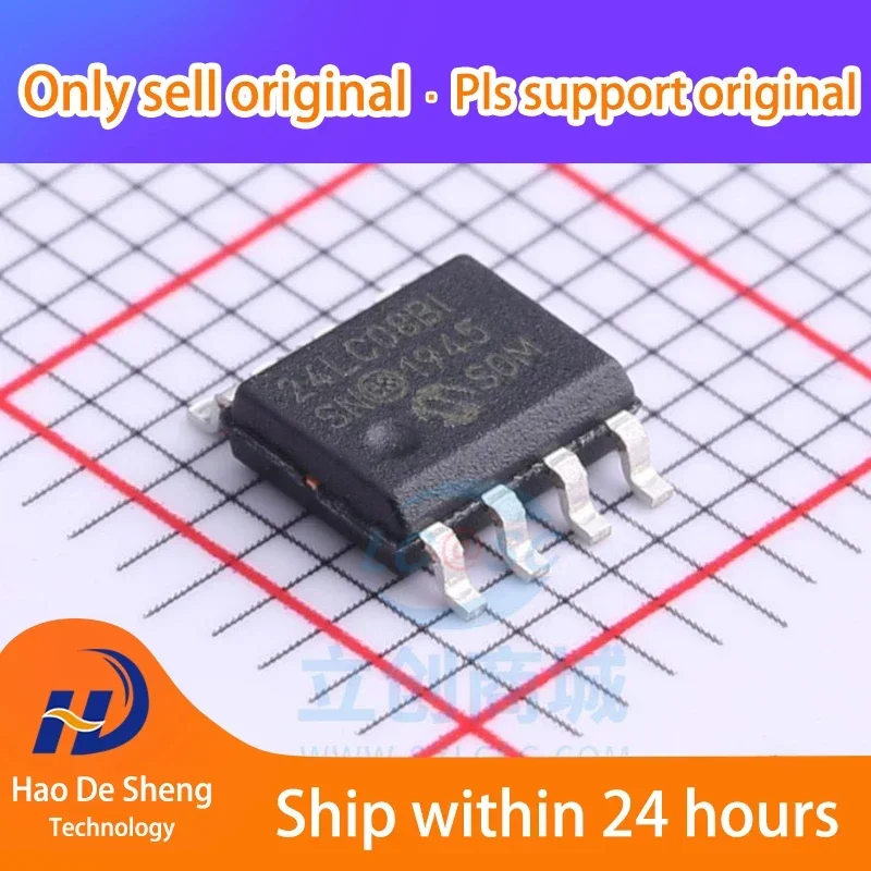 

10 шт./лот 24LC08BT-I/SN SOIC-8 новый оригинальный в наличии