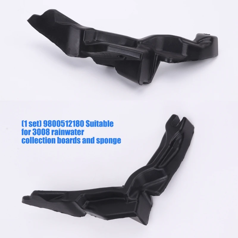 3008 Cowl Panel Gasket Replacement Set Cabin Insulation Sponge Black Cut-to-Shape Inserts for the Stated Driver