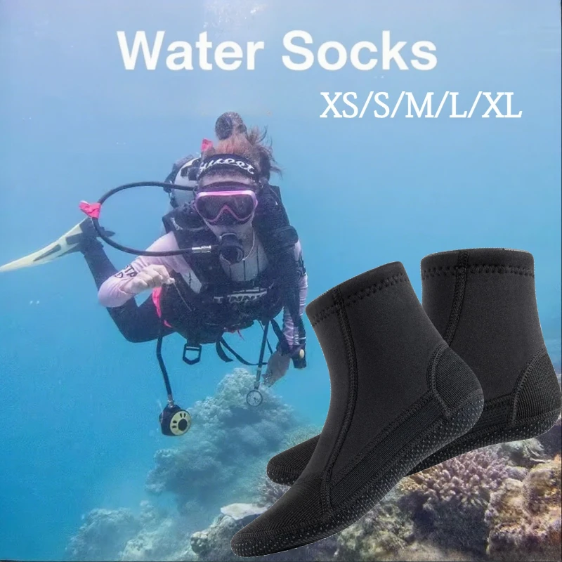 

3MM Dult Diving Socks Swimming Warm Deep Diving Snorkeling Socks Anti Cutting and Wear Resistant Beach Socks Diving Shoes