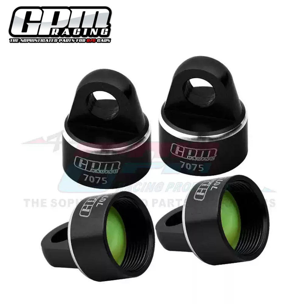 

GPM Metal Aluminium Shock Caps Shock Absorber Cover 9664 for Traxxas 1/8 Sledge 4WD Monster Truck 95076-4 RC Car Upgrade Parts