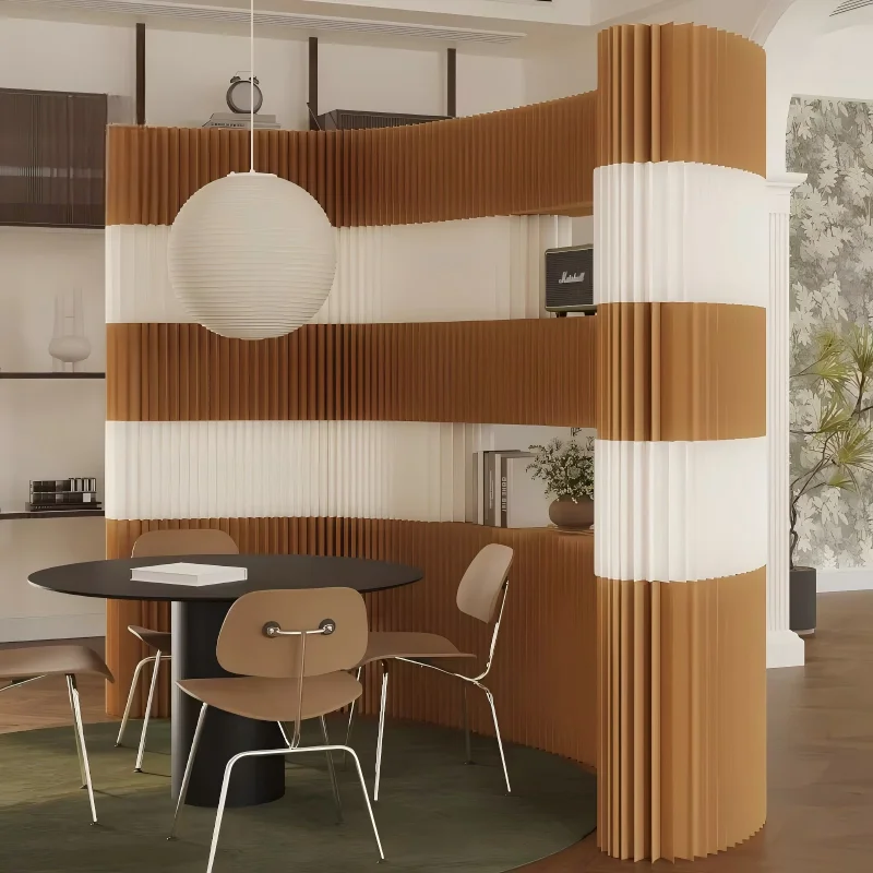 Cafeteria Office Partitioning Wall Shop Home Screen, Paper Live Broadcast Background Foldable And Stretchable