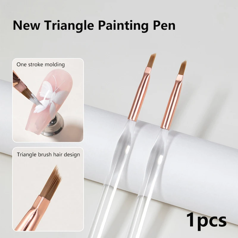 Nail Brush With High Aesthetic Value Triangle Nail Art Color Painting Pen DIY Nail Art Nail Salon