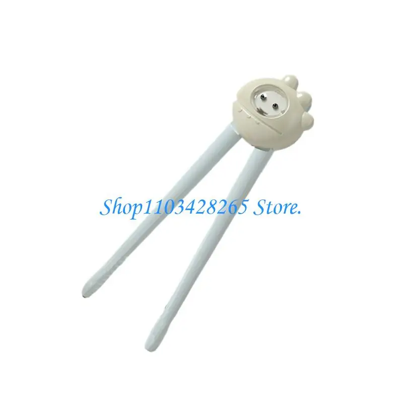 عيدان طعام صديقة للأطفال بتصميم مريح من بلاستيك ABS لمهارات الأكل المبكر G2TE