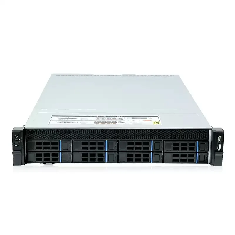 2U Rack Mount NAS Server Chassis, 8/12 Bays Hot‑Swap Enterprise Private Cloud Storage Case