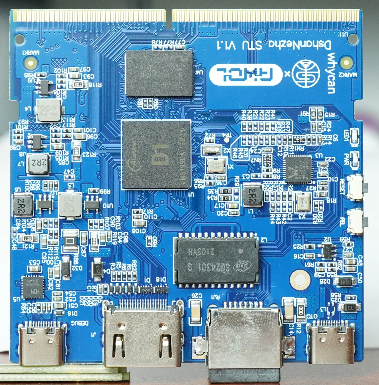 DongshanNezhaSTU RISCV64 Allwinner D1-H  Board Nezha 512MBDDR HDMI Gbit Network Weidongshan