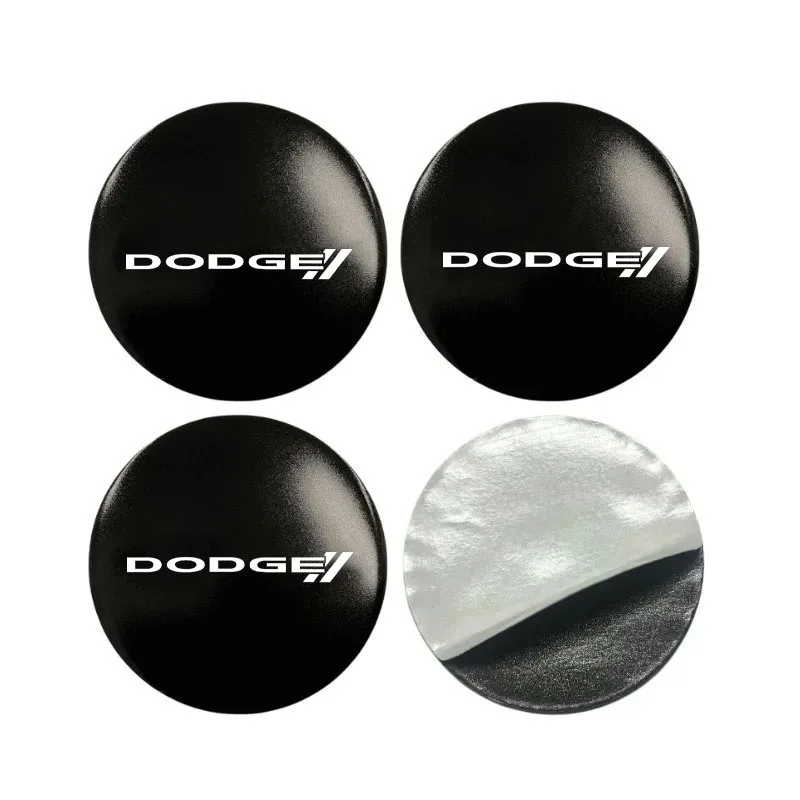 56mm Car Wheel Center Hub Cap Rim Cover Emblem Stickers for Dodge SXT Challenger RAM 1500 Charger Avengr Durango Caliber