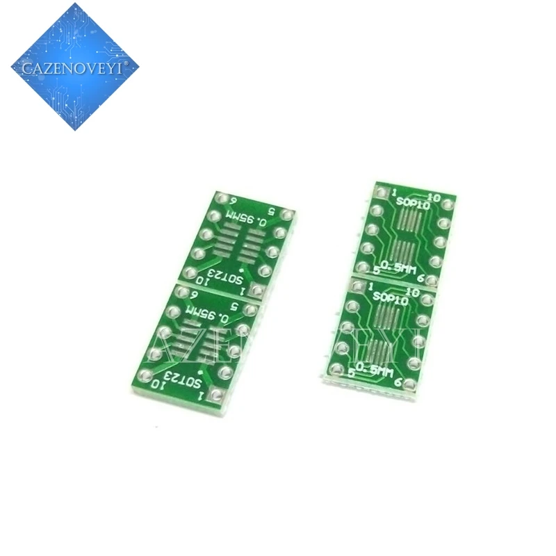 

10 шт./лот SOT-23 MSOP10 UMAX к DIP10 плата передачи печатной платы DIP-контактная плата адаптер шага