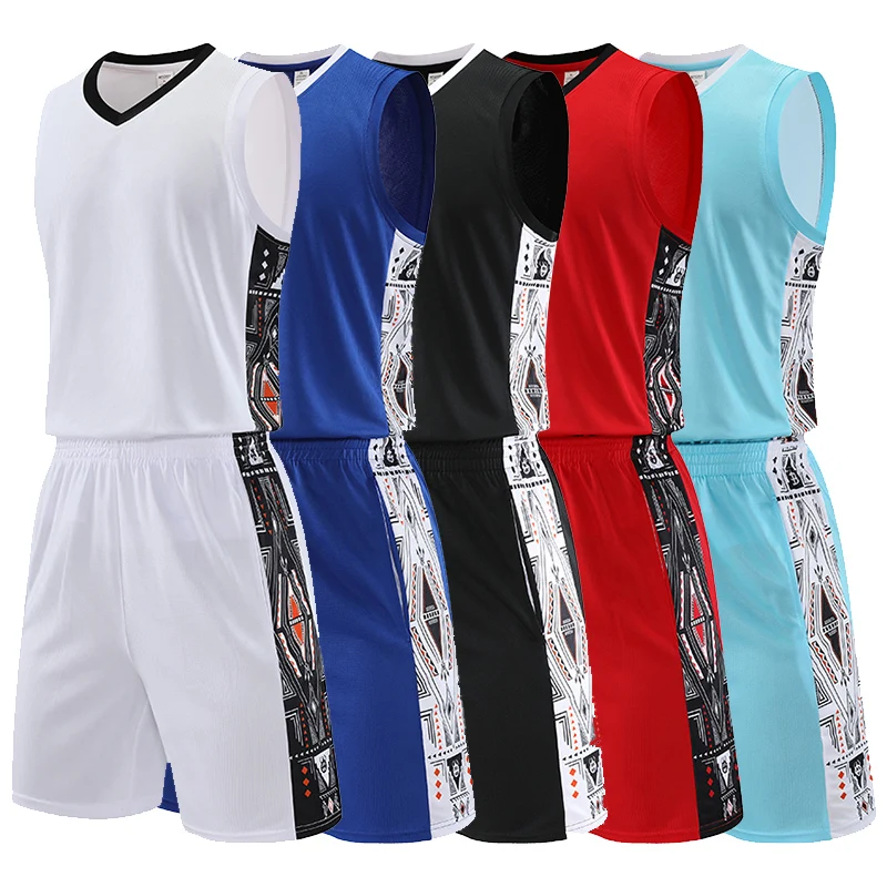 2pcs Set Men Football Basketball Jerseys Fitness Sport Tracksuit Marathon Athletic Jogging Training Sportswear Suit PlusSize 6XL