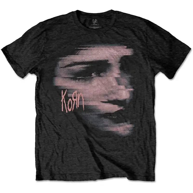 

Korn Chopped Face Black T Shirt