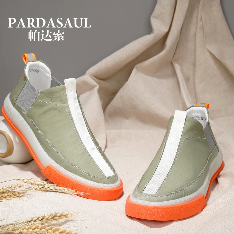 

Men's Spring New Canvas Shoes Men's Breathable Casual Shoes Versatile Board Shoes PB200352