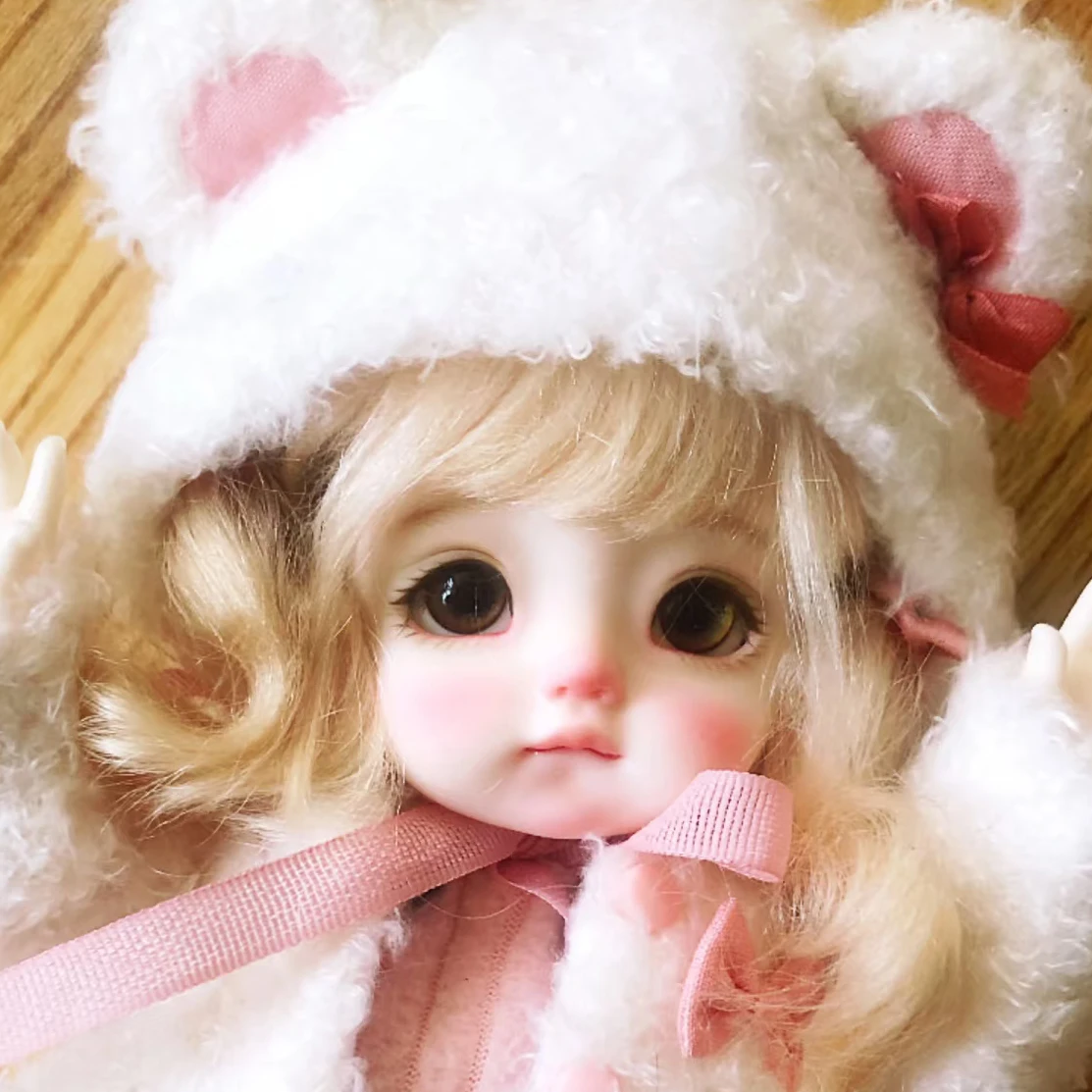 New 1/6 BJD Doll Resin Material Lovely Sad Girl  No Makeup Doll Toys Gifts