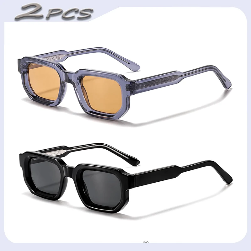 1/2/3 Stück HBK Großhandel Vintage Polygon-Sonnenbrillen für Herren Kleiner Rahmen Verlaufsgläser Sonnenbrillen für Sommer Outdoor Strand Party – Detail 13