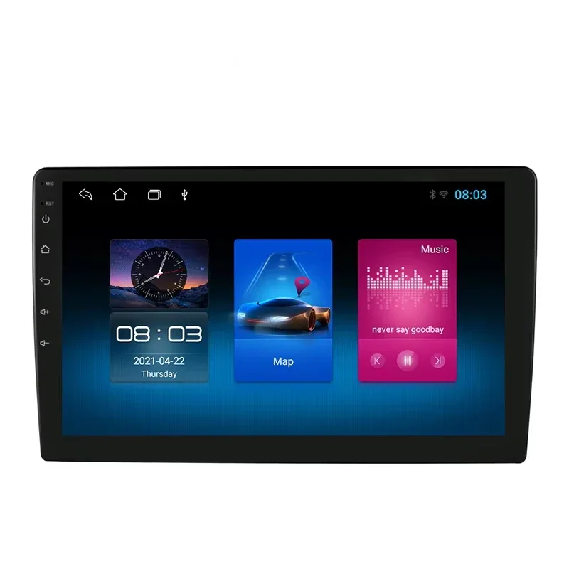 9 Inch Universal 1+16GB Screen Navigation Gps Multimedia Android 11 12 Car Video Player Radio Stereo Audio System