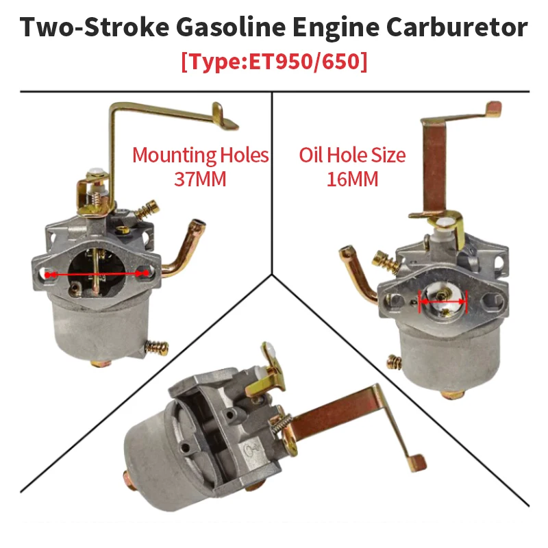 Replace Huayi 950 Gasoline Generator Spare Parts Carburetor Tool Kit Genset Auto Gas Oil Carburetors ET950 LG950 ET650 IE45F