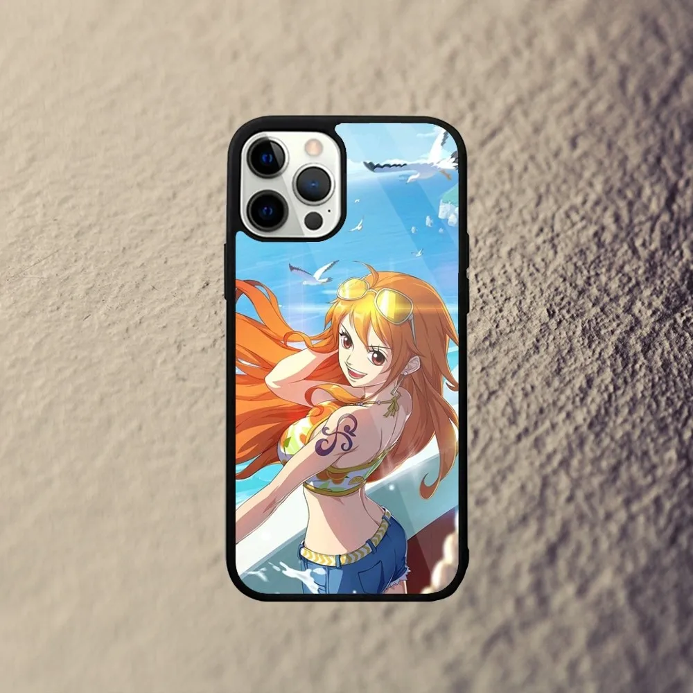 Nami O-OneS  Anime P-PieceS Phone Case For iPhone 16,15,14,13,12,11,Plus,Pro,Max Mini Magsafe Magnetic Wireless Charging