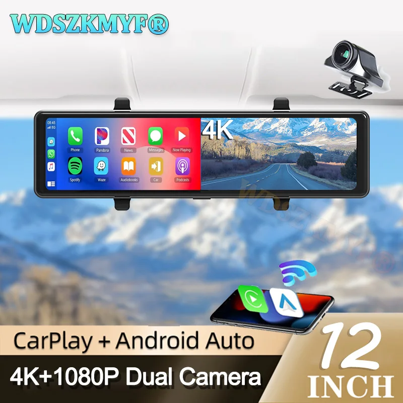4K Mirror Car Dvr 1…