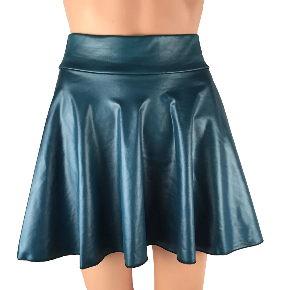 

Mini Skirt Women's Skirts SkirtSun SkirtPleated Summer Cosplay Clubwear Faux Leather Leather Skirt Schoolgirl