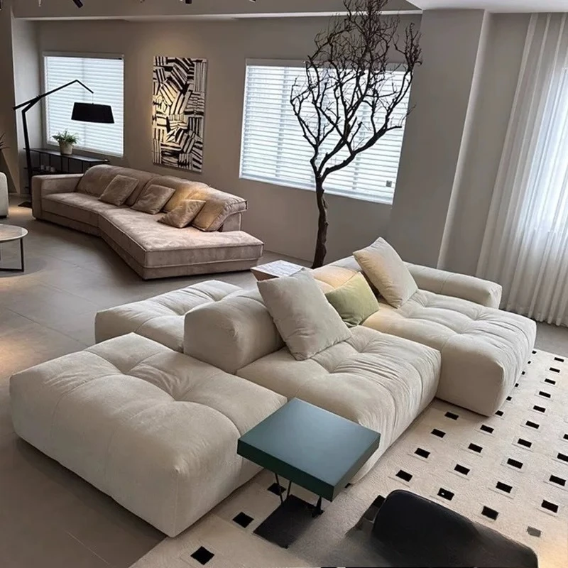 Italian minimalist double-sided pixel sofa