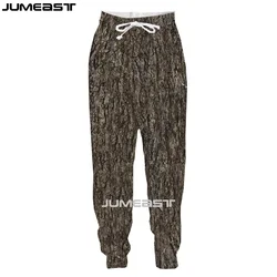 Jumeast Brand Men Women 3D Printed Bark Oversized Streetwear  Casual Long Pants Sweatpants Fashion Spring Autumn Trousers