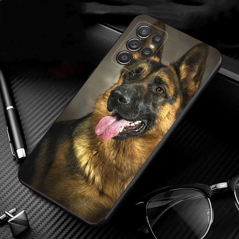 German Shepherd Dog Phone Case for Samsung S24 S23 S22 S21 S20 Ultra S20 S22 S21 S10E S20 FE S24 Plus