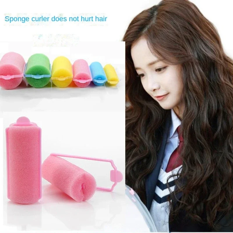 High Quality Soft Magic Sponge 6 Sizes Foam Hair Rollers DIY Hairdressing Tool Kit Women Styling Not Hurt Hair Heatless Curlers