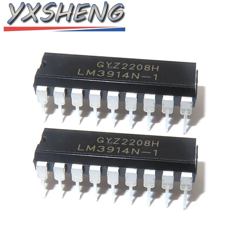 10/25/50PCS LM3914N-1 LM3914N  LED Dot/Bar Display DVR Lighting Drivers LM3914 DIP-18 IC Chip