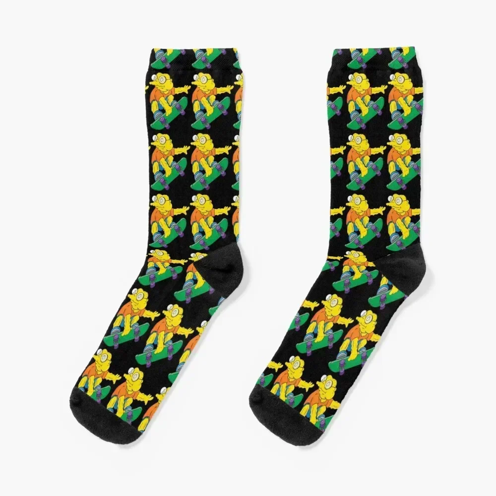 Hans moleman s-Impsons Socks Toe sports professional running gym Novelties Men Socks Women's