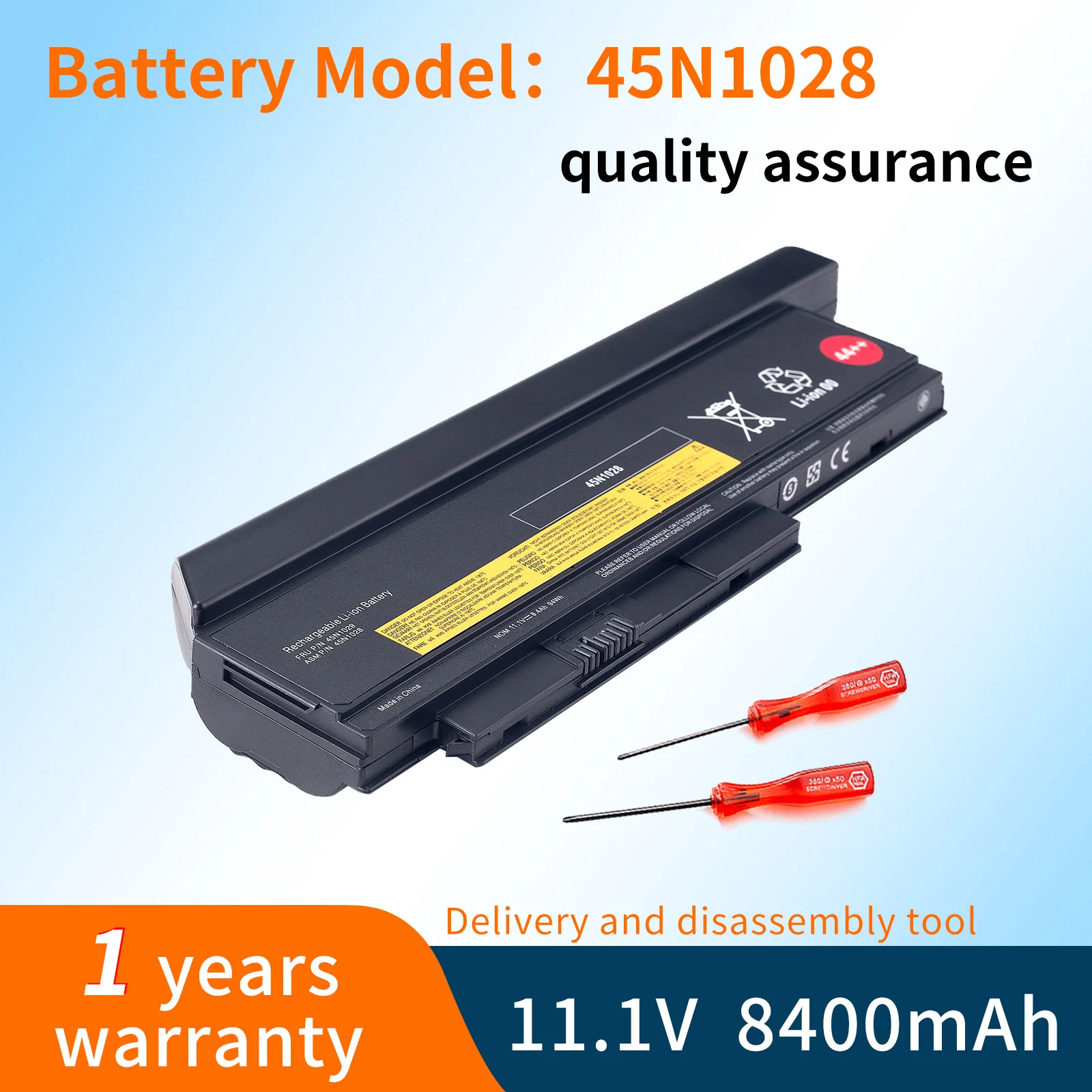 

BVBH 45N1028 94WH/63WH Laptop Battery For Lenovo Thinkpad X230 X230i X230S Series 45N1024 45N1029 45N1020 11.1V 44++