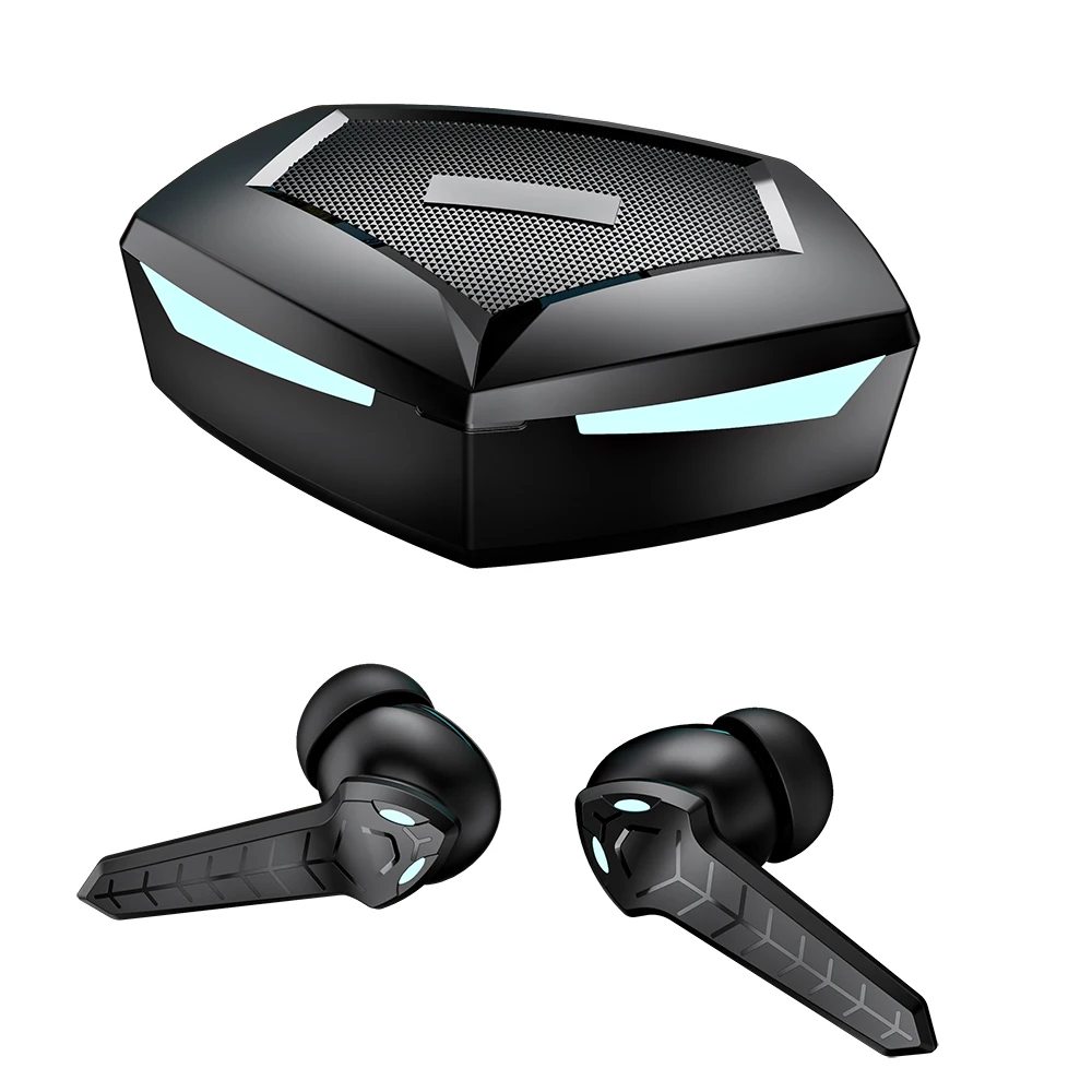 P36 Tws Bluetooth-compatible Gaming Headset Binaural Digital Display With Charging Bin Luminous Earbuds Headphones