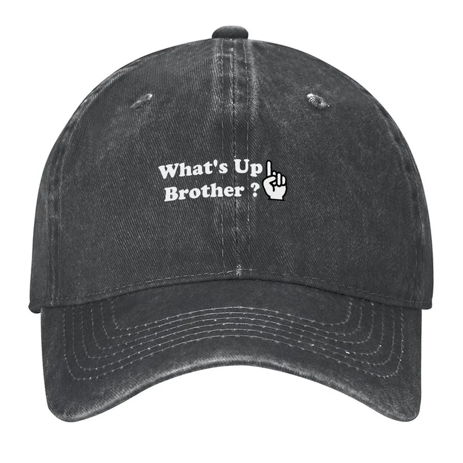 

What's Up brother ! Baseball Cap Golf Wear Anime Hat sailor cap for men dad hat Caps For Women Men's