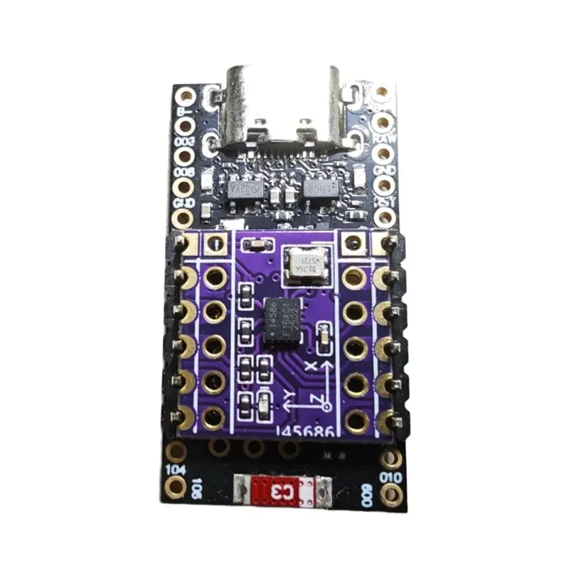 Professional ICM45686 6-Axis IMU Sensor Module With External Crystal Oscillator For Slimevr Full Body Tracker, Supports SPI/I2C