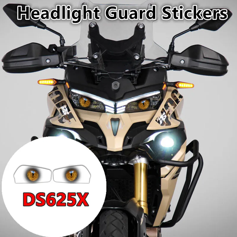 

Motorcycle Front Fairing Headlight Guard Decals Head Light Protector Stickerst For VOGE DS625X DX525X dx625 DS 625x 2025 24